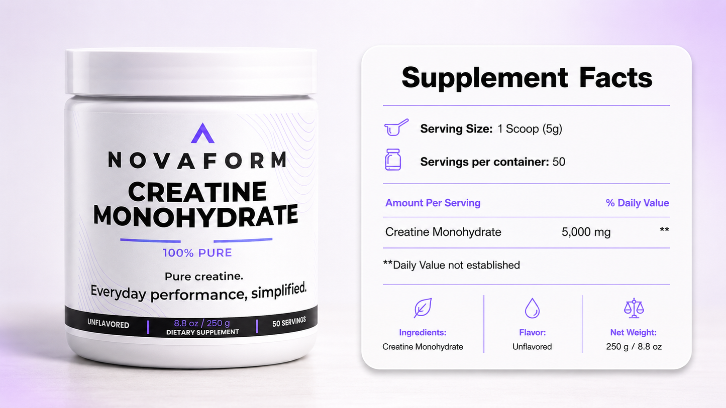 NovaForm Creatine Monohydrate